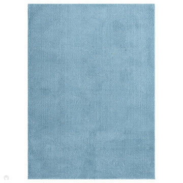 Washable Comfy Plain CMF00 Blue Rug-Desire Rugs-Rug Love - The Most Loved Rug Store